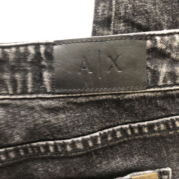 A/X Armani Exchange Black Moto Jegging - Picture 6 of 6